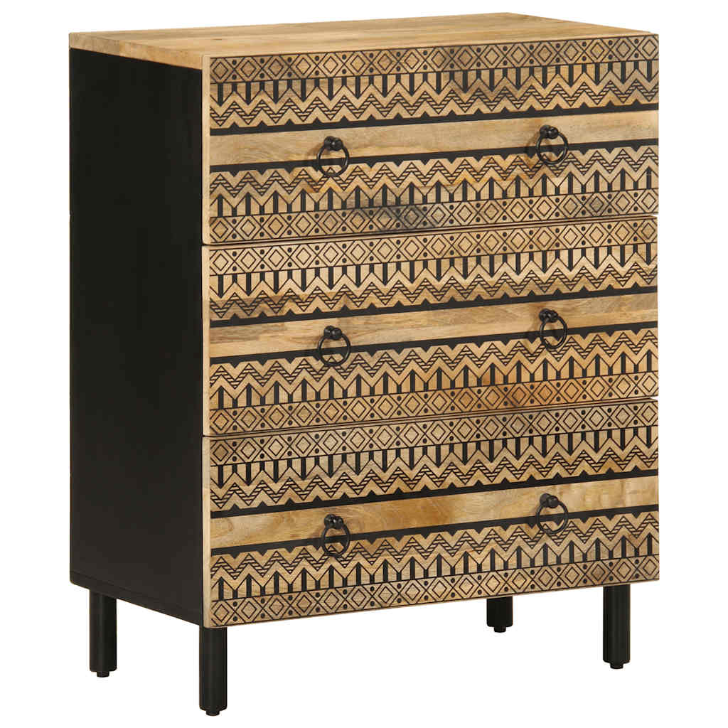 Sideboards 3 Stk. Massivholz Mango