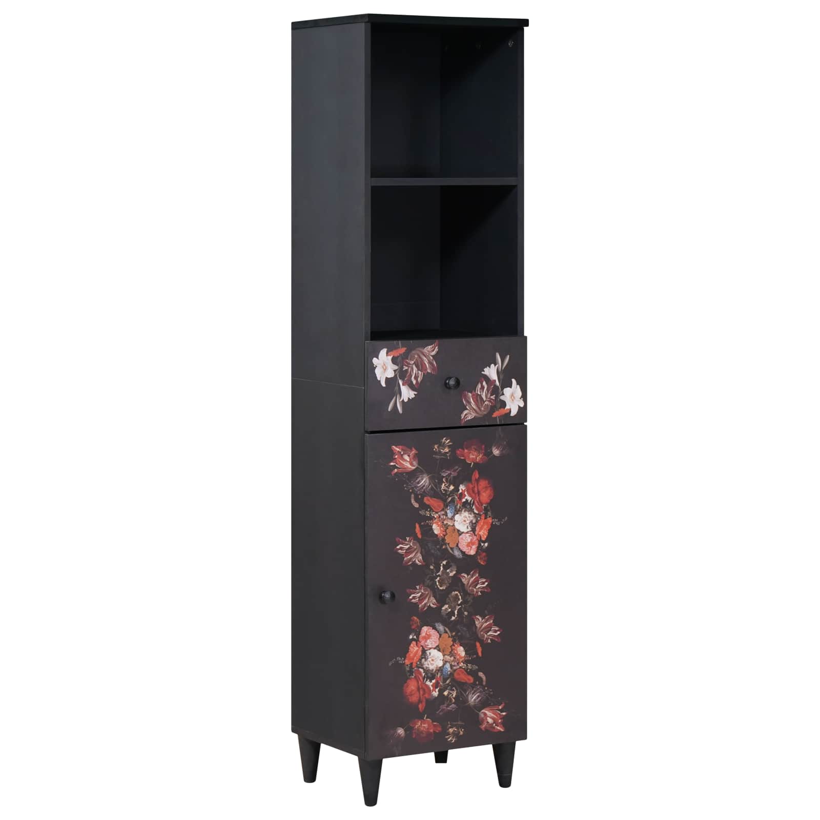 Badezimmerschrank-Set mit Schubladen 4 pcs Massivholz Mango