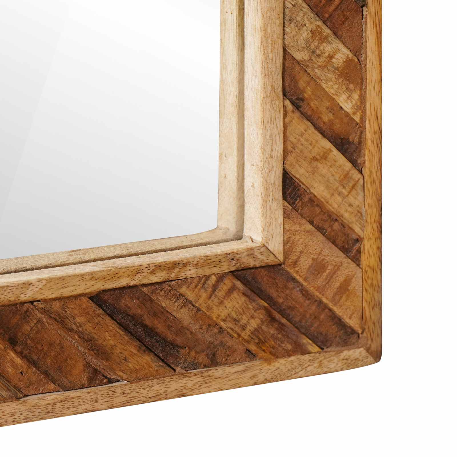 Badezimmerschrank-Set Wandmontiert 2 pcs Massivholz Mango
