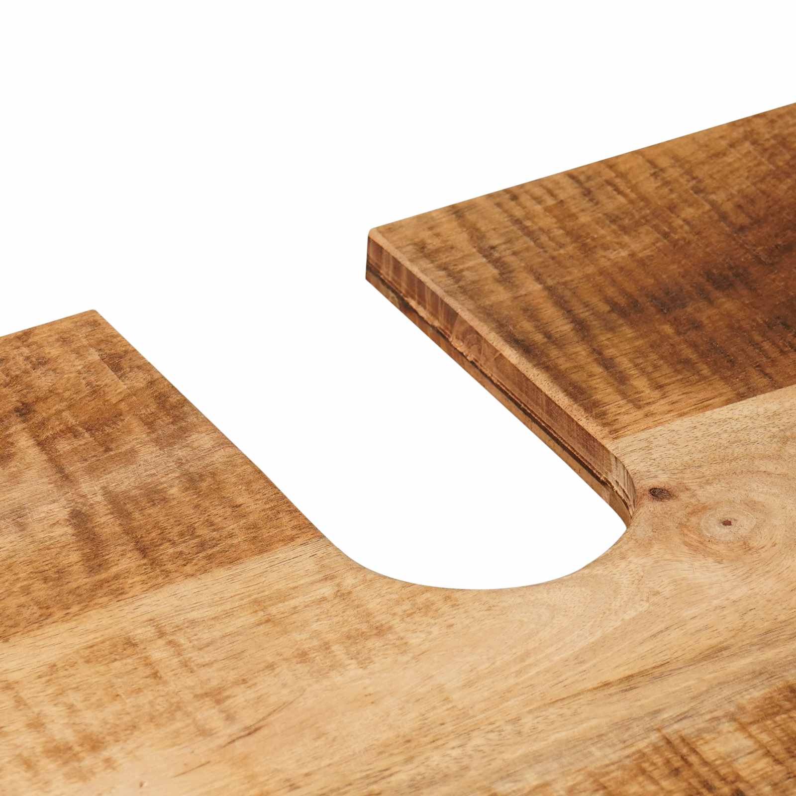 Badezimmerschrank-Set mit Schubladen 4 pcs Massivholz Mango