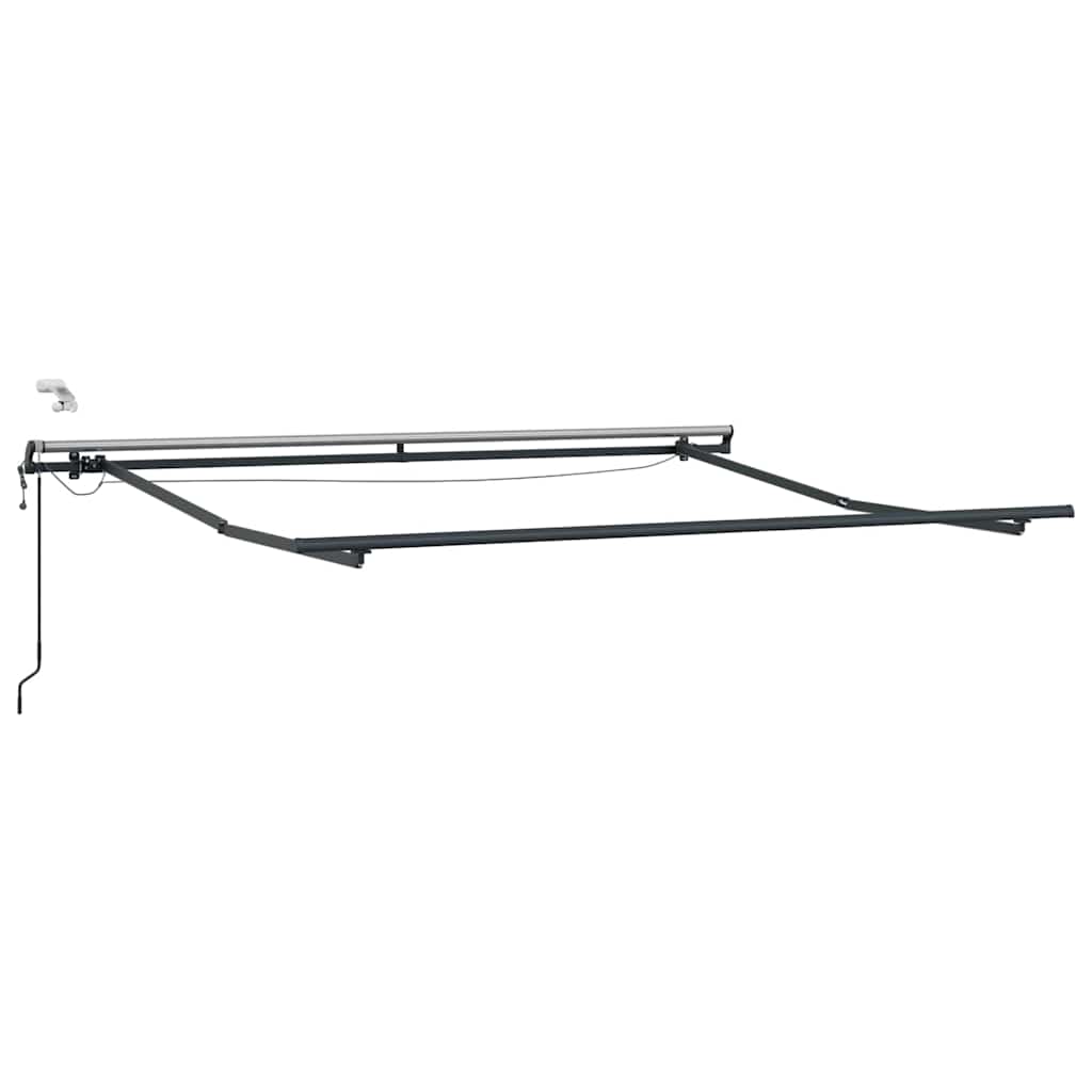 Markise Automatisch mit LEDs Weinrot 300x250 cm