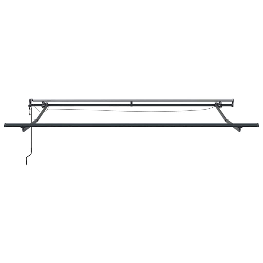 Markise Automatisch mit LEDs Weinrot 300x250 cm