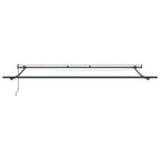 Markise Automatisch mit LEDs Weinrot 500x300 cm