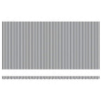 Markise Manuell mit LEDs Anthrazit & Weiß 600x300 cm
