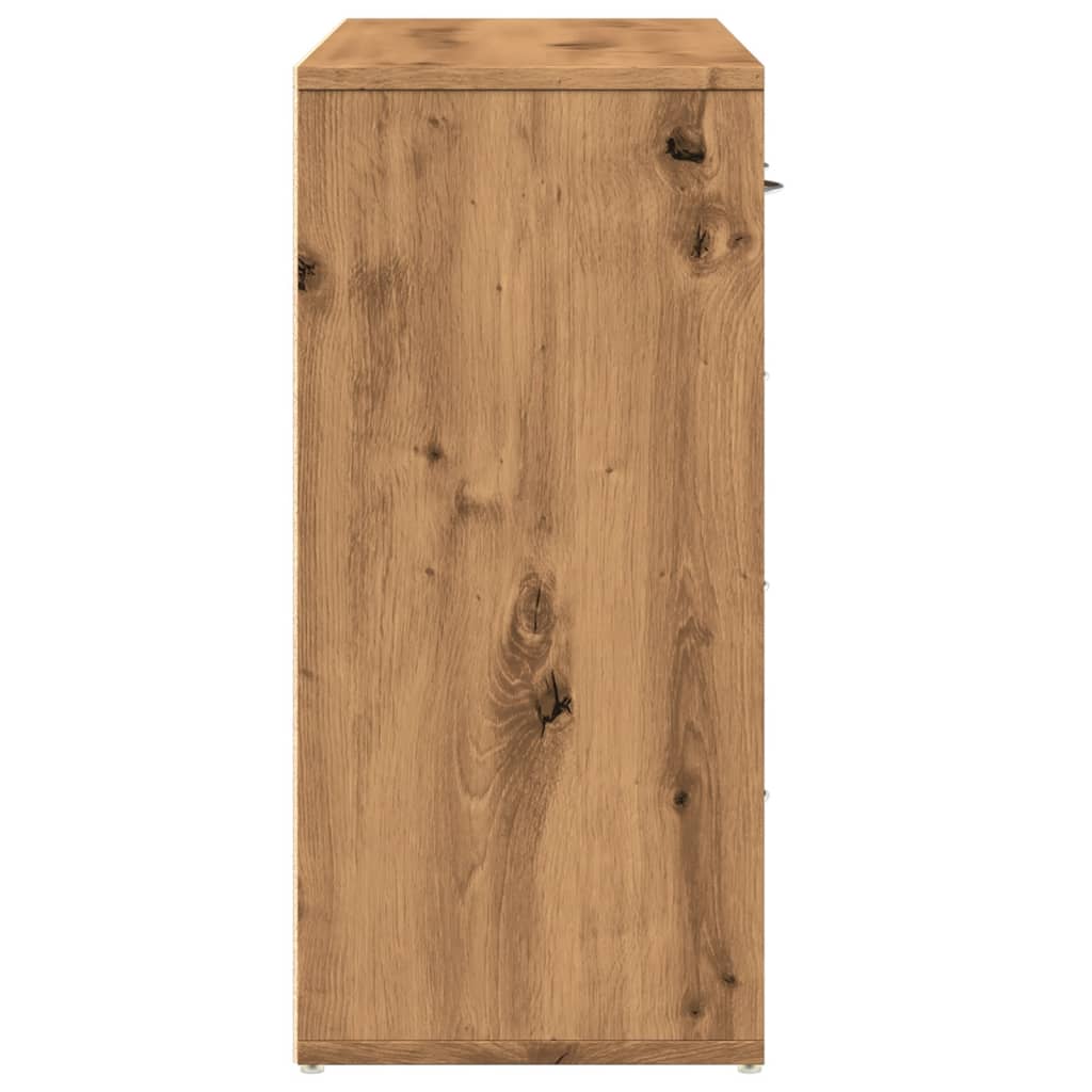 Sideboard Artisan-Eiche 88x30x64 cm Holzwerkstoff