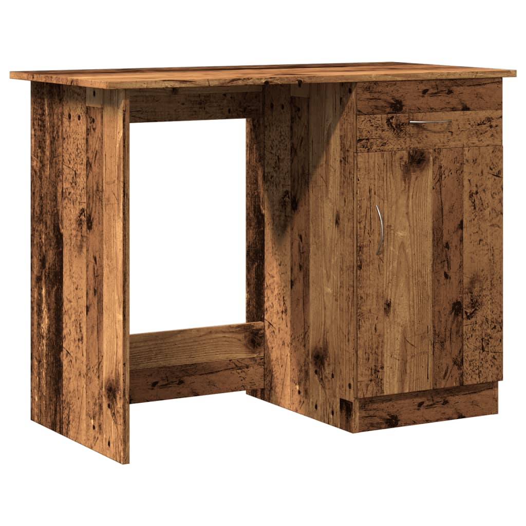 Schreibtisch Altholz-Optik 100x50x76 cm Holzwerkstoff