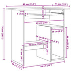 Schreibtisch Altholz-Optik 80x45x74 cm Holzwerkstoff