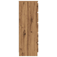 Schubladenschrank Artisan-Eiche 60x36x103 cm Holzwerkstoff