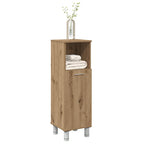 Badschrank Artisan-Eiche 30x30x95 cm Holzwerkstoff