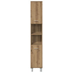 Badschrank Artisan-Eiche 30x30x179 cm Holzwerkstoff
