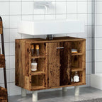 Badschrank Altholz-Optik 60x32x53,5 cm Holzwerkstoff