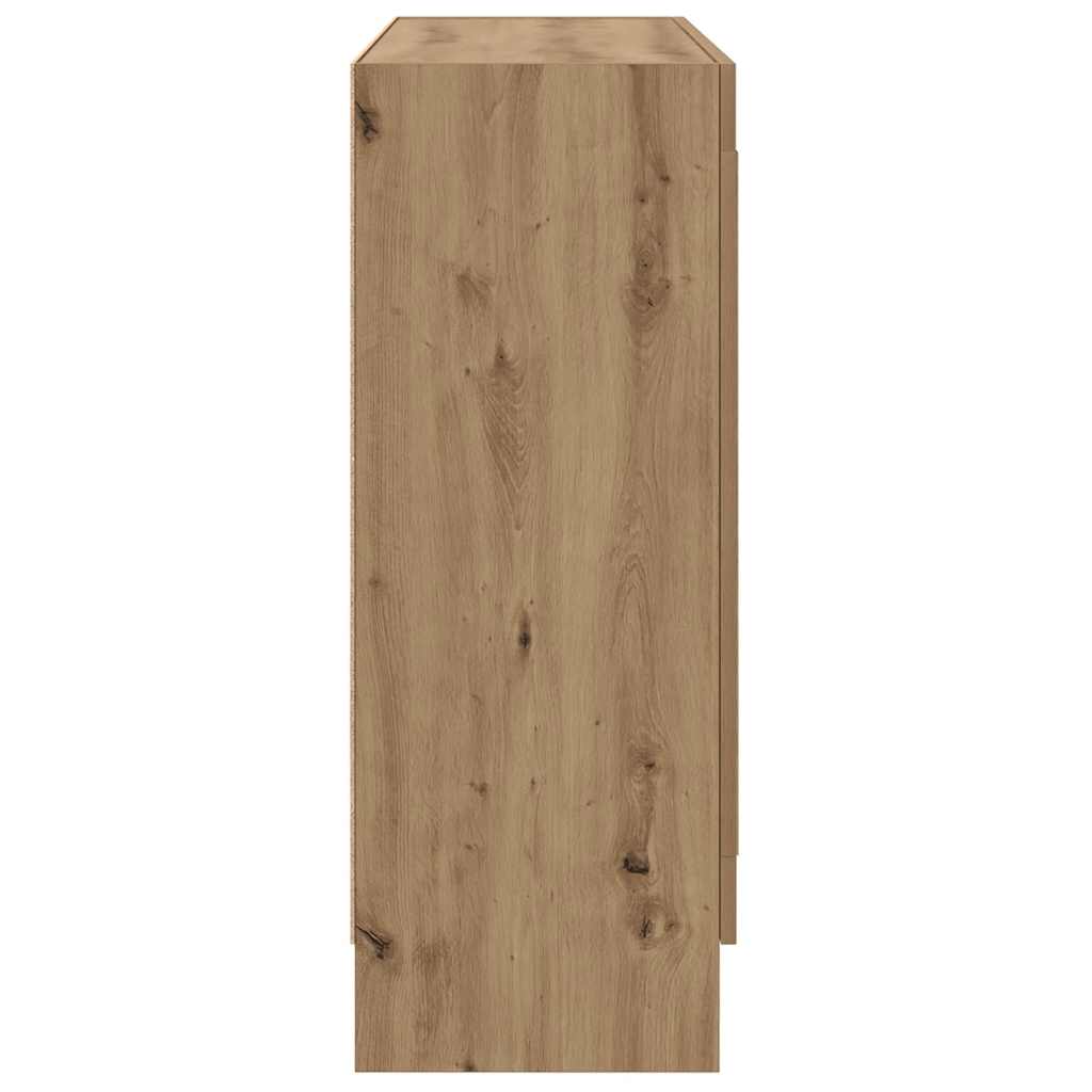 Bücherschrank Artisan-Eiche 82,5x30,5x80 cm Holzwerkstoff