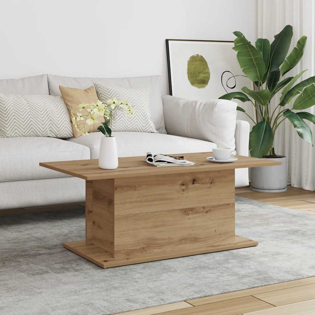 Couchtisch Artisan-Eiche 102x55,5x40 cm Holzwerkstoff