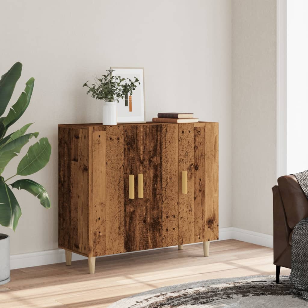 Sideboard Altholz-Optik 90x34x80 cm Holzwerkstoff