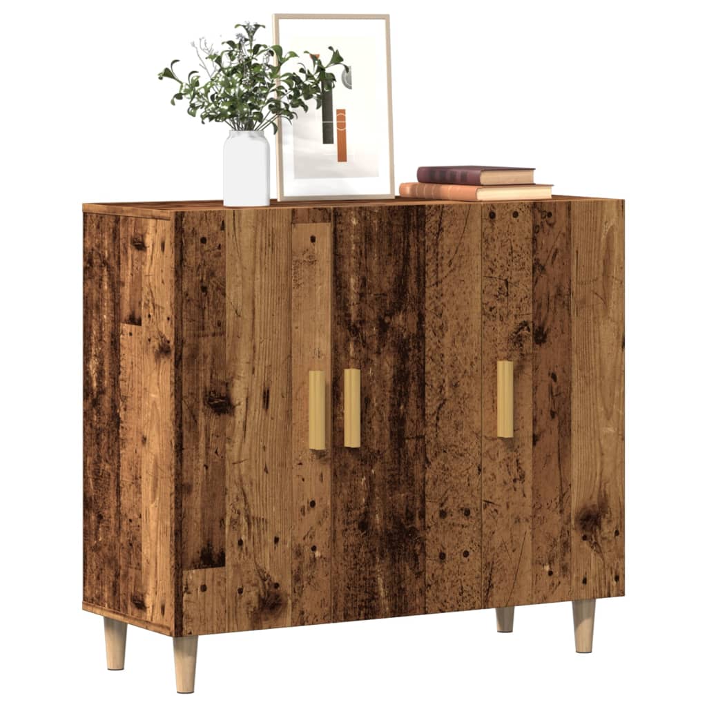 Sideboard Altholz-Optik 90x34x80 cm Holzwerkstoff