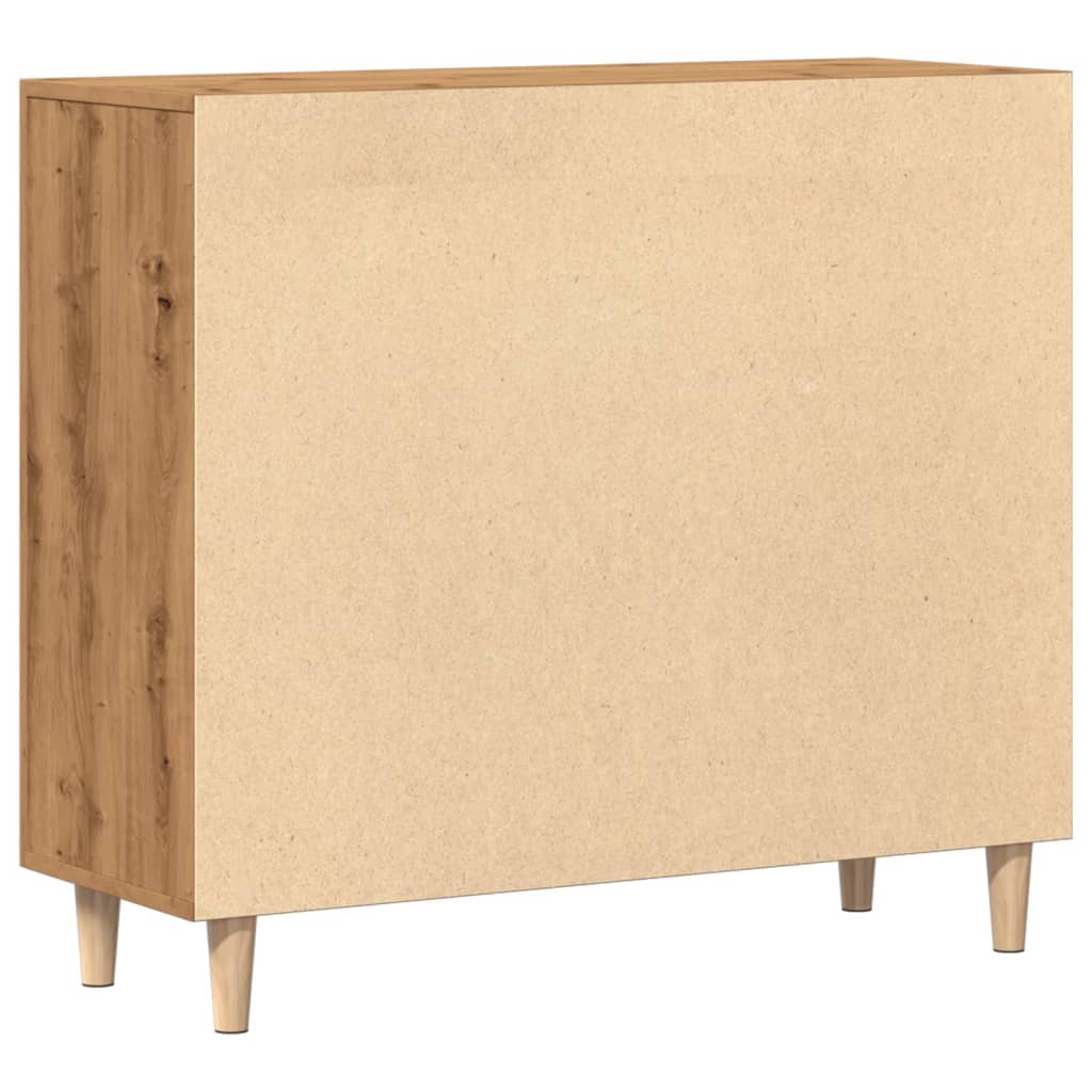 Sideboard Artisan-Eiche 90x34x80 cm Holzwerkstoff