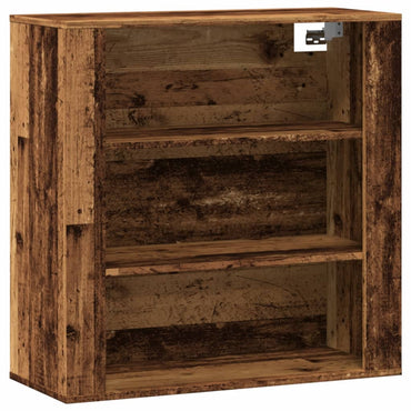 Wandschrank Altholz-Optik 80x33x80 cm Holzwerkstoff