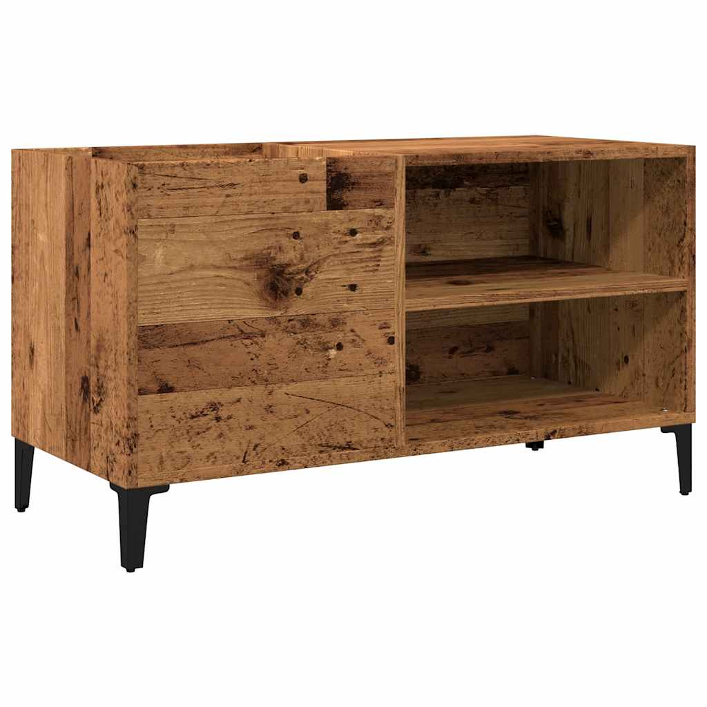 Plattenschrank Altholz-Optik 84,5x38x48 cm Holzwerkstoff