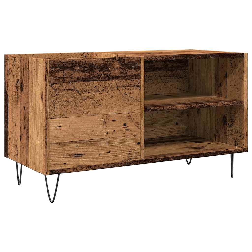 Plattenschrank Altholz-Optik 84,5x38x48 cm Holzwerkstoff