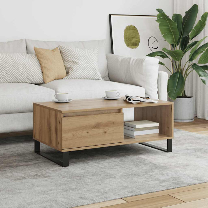 Couchtisch Artisan-Eiche 90x50x36,5 cm Holzwerkstoff