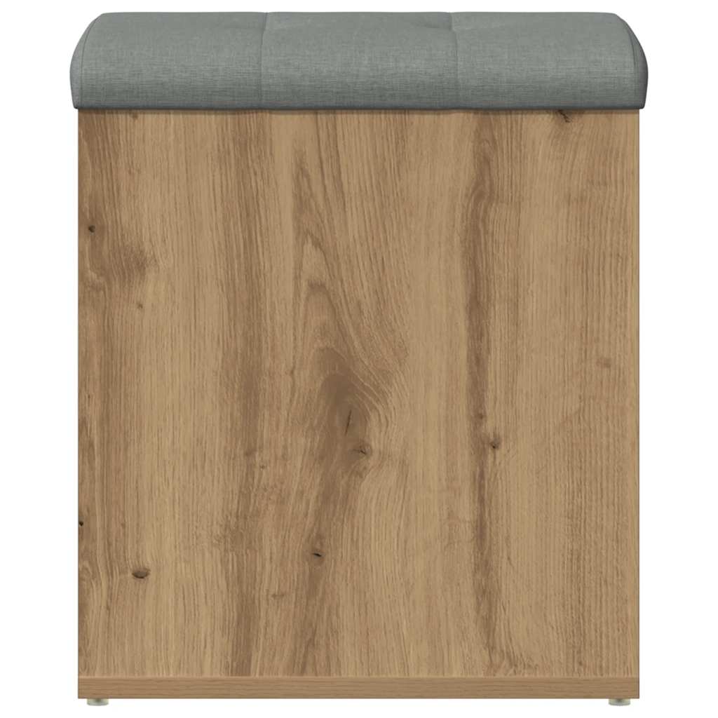 Sitzbank mit Stauraum Artisan-Eiche 42x42x45 cm Holzwerkstoff