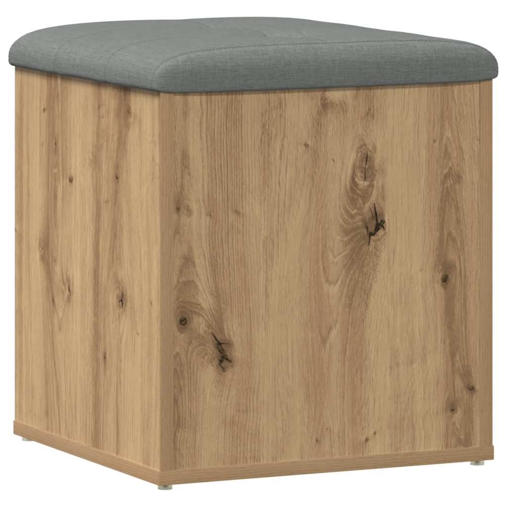 Sitzbank mit Stauraum Artisan-Eiche 42x42x45 cm Holzwerkstoff
