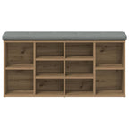 Schuhbank Artisan-Eiche 102x32x50 cm Holzwerkstoff