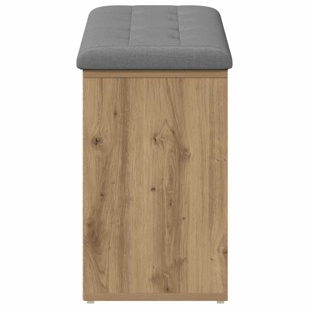 Schuhbank Artisan-Eiche 102x32x50 cm Holzwerkstoff