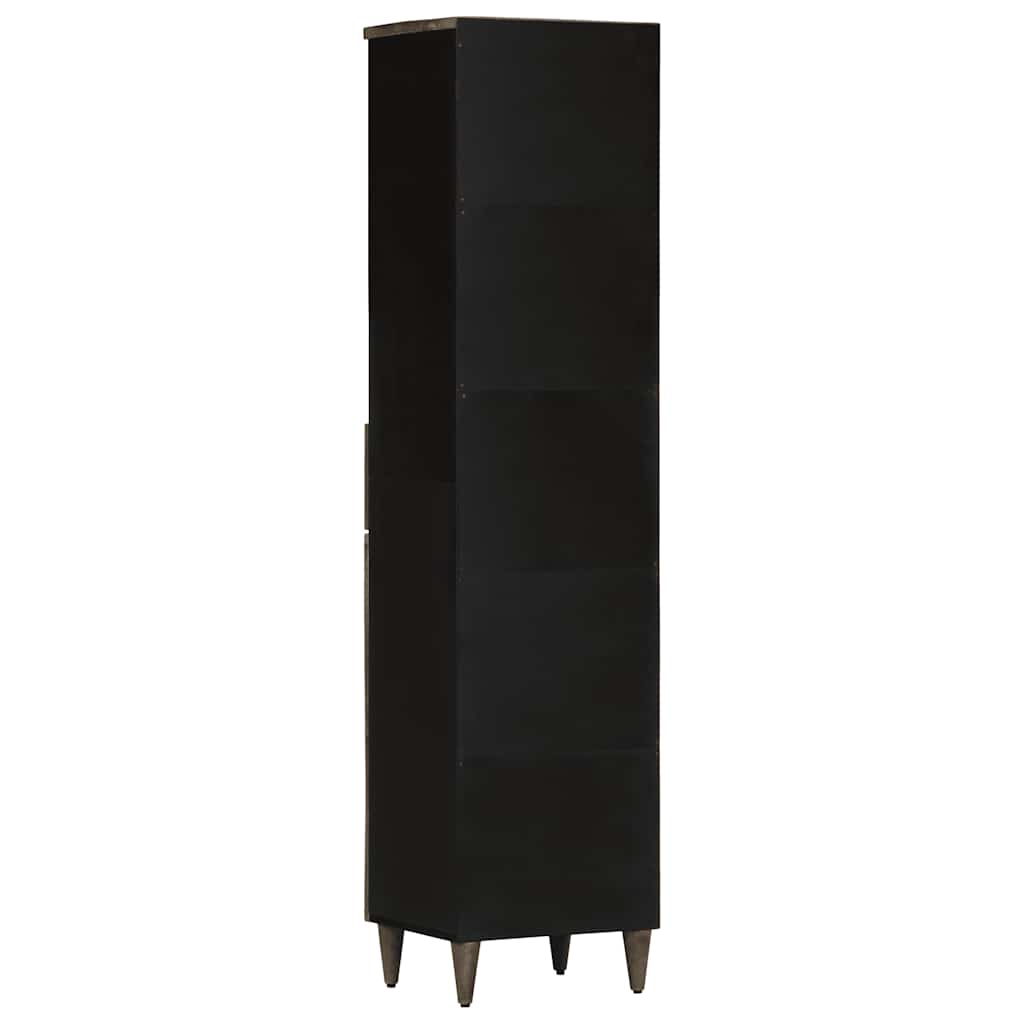 Badschrank 38x33x160 cm Massivholz Mango