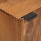 Badezimmer Hängeschrank Braun 38 x 33 x 48 cm Massivholz Mango