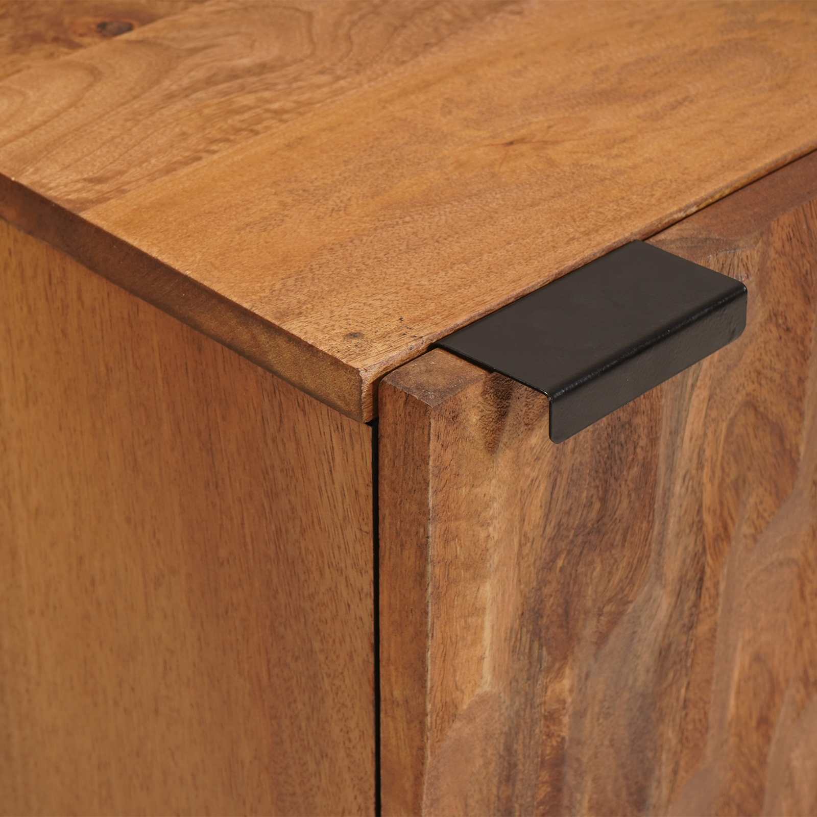 Badezimmer Hängeschrank Braun 38 x 33 x 48 cm Massivholz Mango