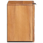Badezimmer Hängeschrank Braun 38 x 33 x 48 cm Massivholz Mango