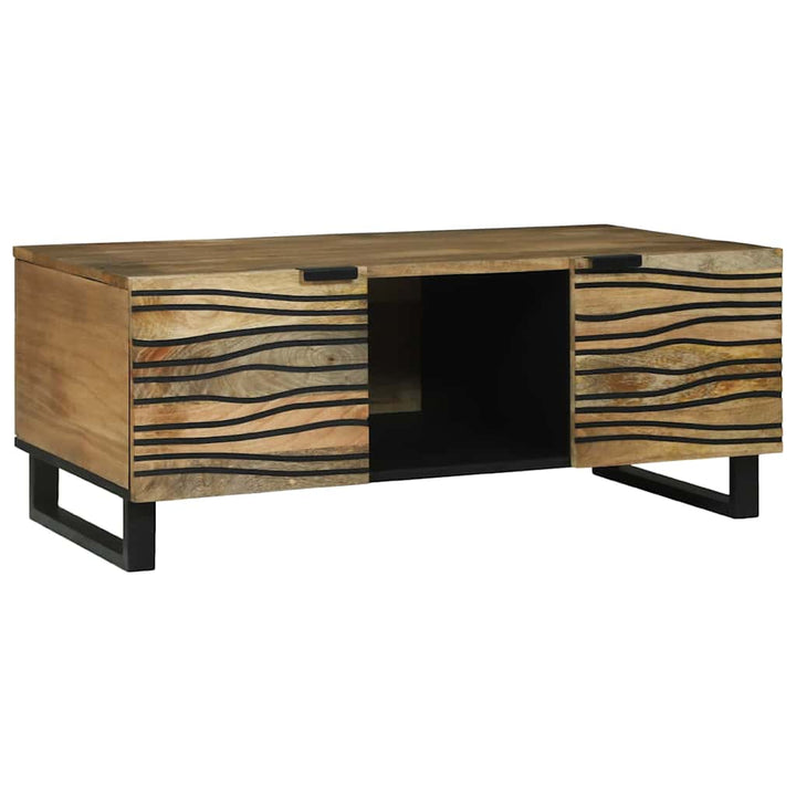 Couchtisch Braun und Schwarz 100 x 54 x 40 cm