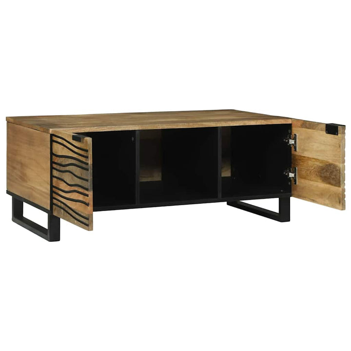 Couchtisch Braun und Schwarz 100 x 54 x 40 cm