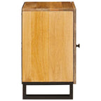 Badezimmerschrank Braun 38 x 33 x 58 cm Massivholz Mango