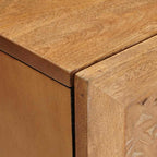 Badezimmerschrank Hellbraun 38 x 33 x 58 cm Holzwerkstoff