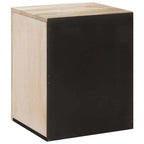 Badezimmerschrank mit Tür Weiß 38 x 33 x 48 cm Holzwerkstoff