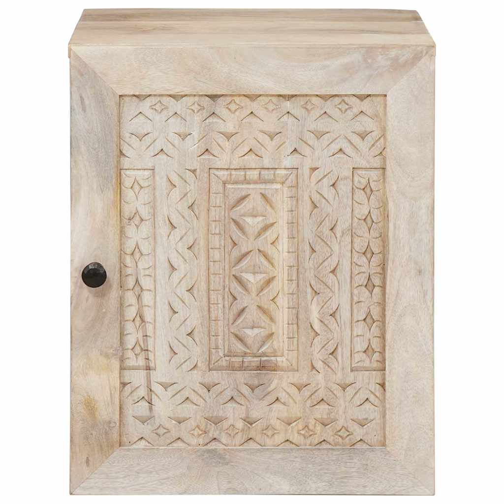 Badezimmerschrank mit Tür Weiß 38 x 33 x 48 cm Holzwerkstoff
