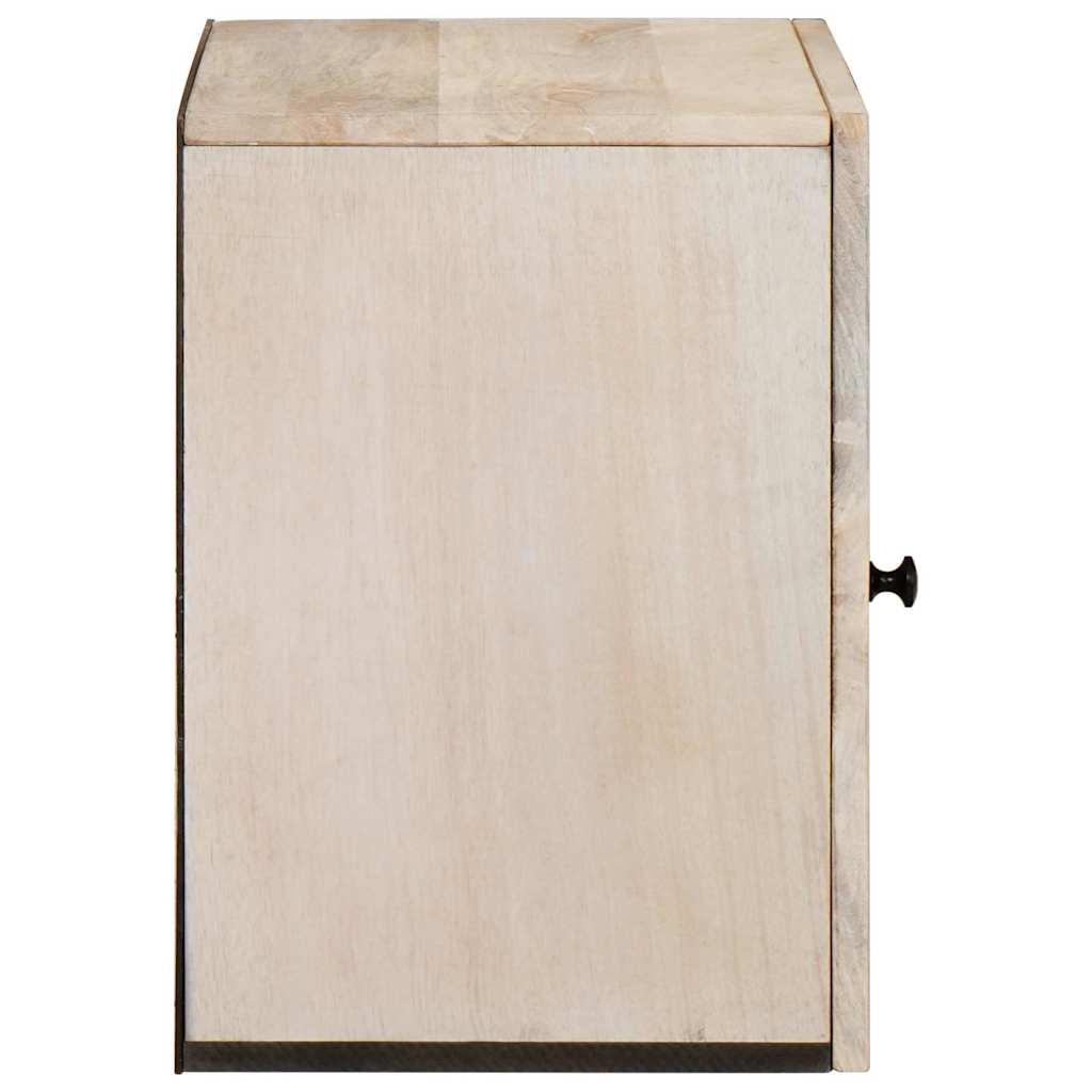 Badezimmerschrank mit Tür Weiß 38 x 33 x 48 cm Holzwerkstoff