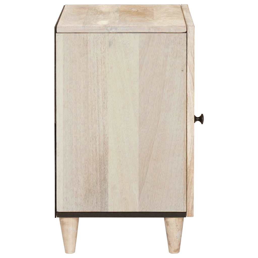 Badezimmerschrank mit Tür Weiß 38 x 33 x 58 cm Holzwerkstoff