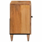 Waschbeckenschrank Natur 62 x 33 x 58 cm Massivholz Mango