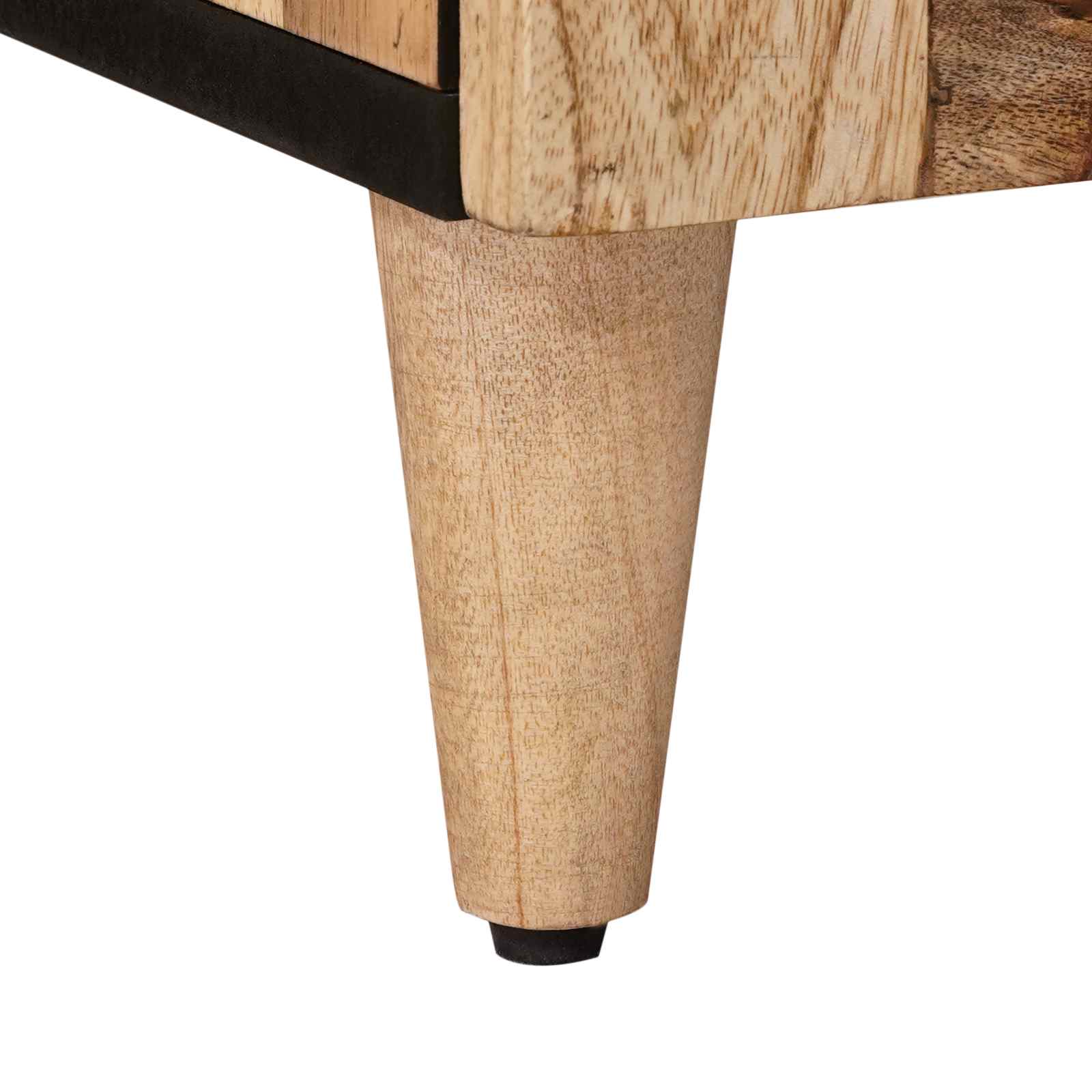 Badezimmerschrank Natur 38 x 33 x 58 cm Massivholz Mango