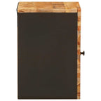 Badezimmer Hängeschrank Natur 38 x 33 x 48 cm Massivholz Mango