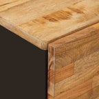 Badezimmerschrank Natur 38 x 33 x 58 cm Massivholz Mango