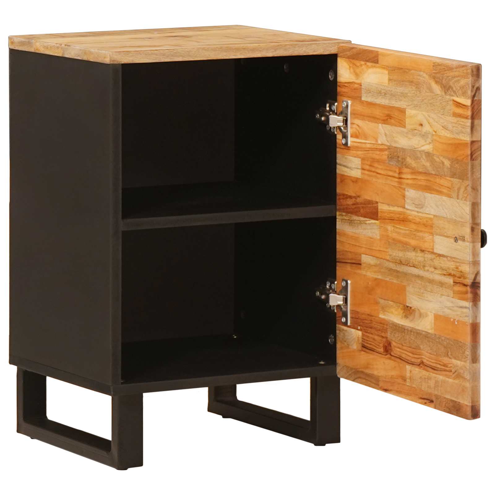 Badezimmerschrank Natur 38 x 33 x 58 cm Massivholz Mango