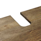 Waschbeckenschrank Braun 62 x 33 x 58 cm Massivholz Mango