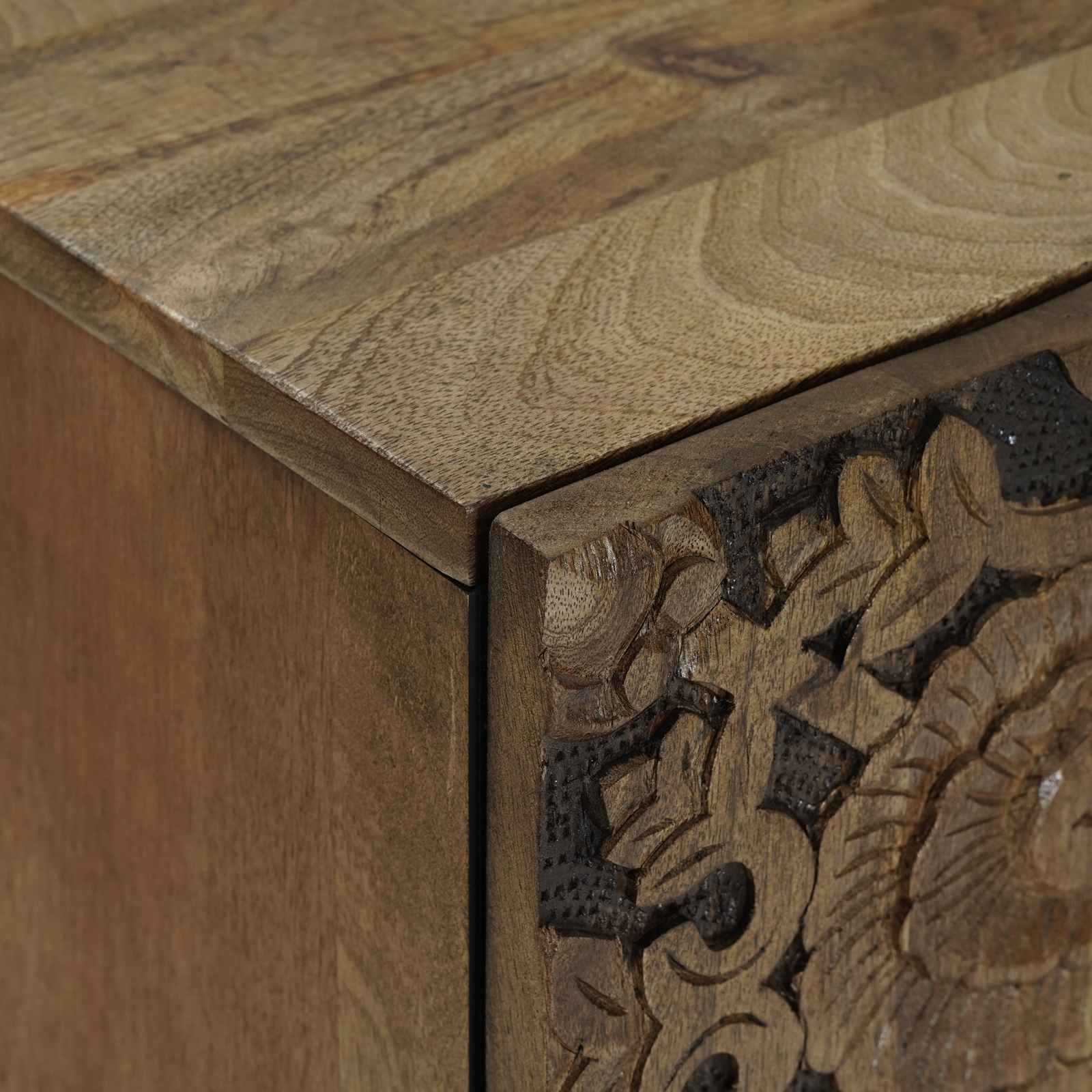 Badezimmerschrank Braun 38 x 33,5 x 58 cm Massivholz Mango