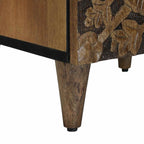 Badezimmerschrank Braun 38 x 33,5 x 58 cm Massivholz Mango