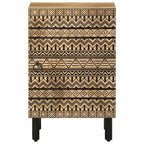 Badschrank 38x33,5x58 cm Massivholz Mango