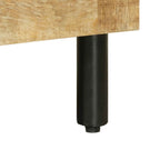 Waschbeckenunterschrank Braun und Schwarz 62 x 33 x 58 cm